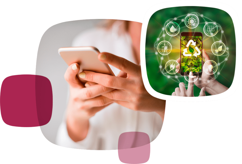 Foto montaje de fotos tecnológicas